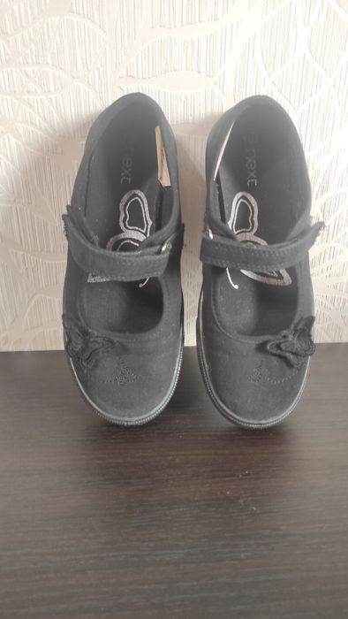 Кеды Next черные / туфлі на дівчинку / кеди орігінал