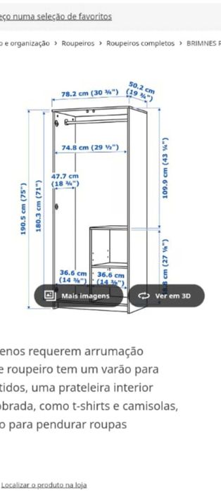 Roupeiro Branco ikea