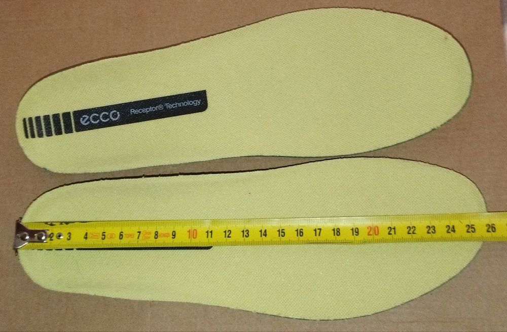 Устілки шкіряні  від бренду ЕССО Comfоrt р.38/р.40/р.37/р.42
