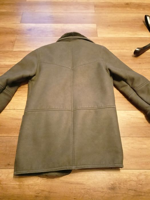 Vintage retro kożuch męski M