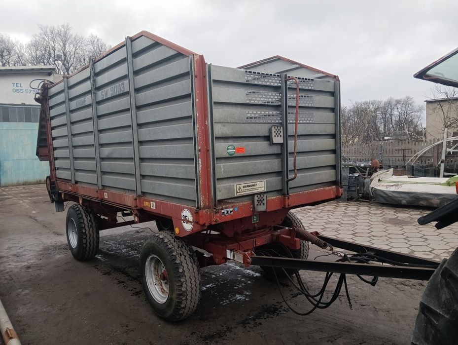 Przyczepa objętościowa krone sw9003 przyczepa do kukurydzy wóz objętoś