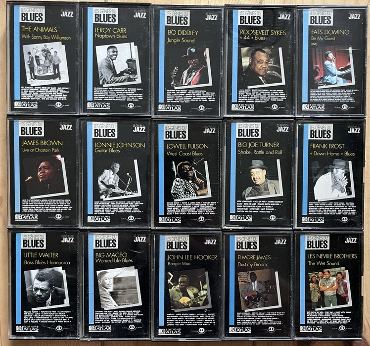 Zestaw kaset BLUES 15 szt