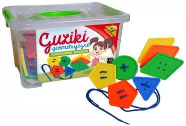 Guziki geometryczne do nawlekania. Tupiko. Nowy Produkt
