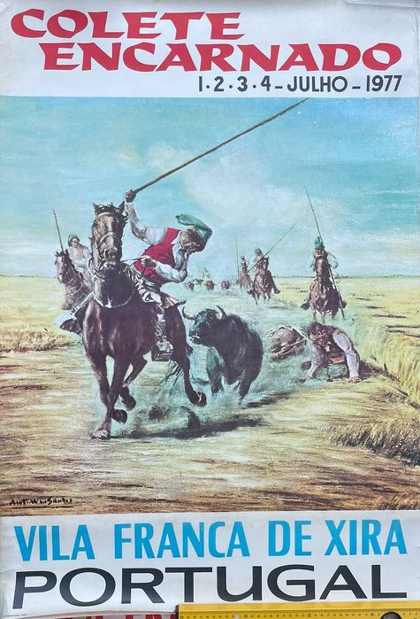 Poster Tauromaquia Colete Encarnado