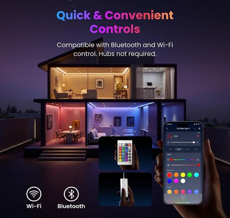 Taśma świetlna LED  RGB LED SwitchBot 3 5m