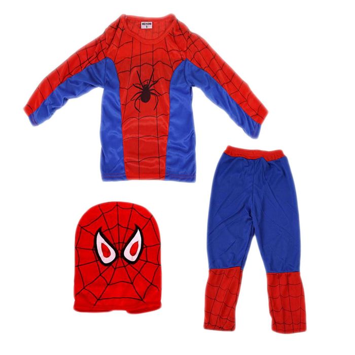 Strój kostium spiderman + rękawica z wyrzutnią rozmiar m