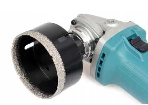 ZESTAW 11x Otwornic Wiertło WYTRZYMAŁE Gresu 6-68 Diamentowe +Adapter