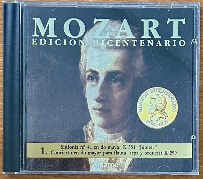Mozart - Bicentenary Edition - Symphony No. 41 "Jupiter" - Concert K 299 - CD