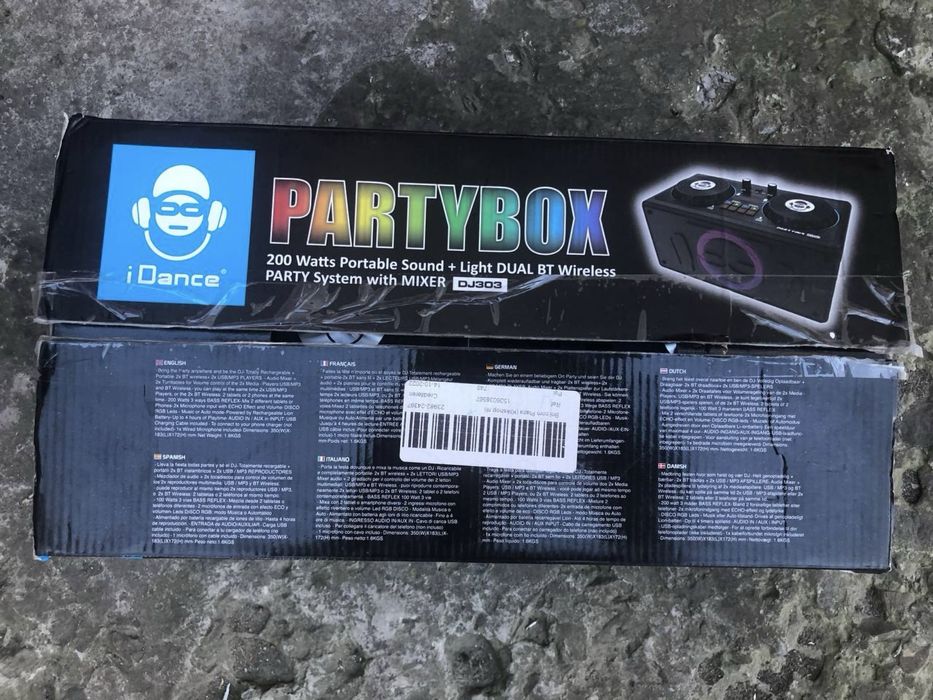 Портативна акустична система з підсвіткою та Bluetooth PARTYBOX 200W
