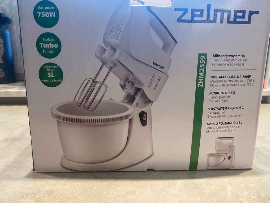 Mikser ręczny z misą