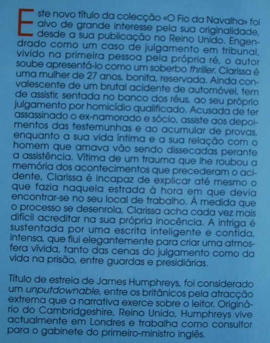 À Procura do Culpado de James Humphreys