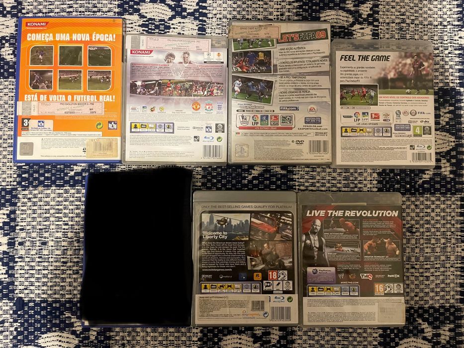 Conjunto jogos Ps2/Ps3