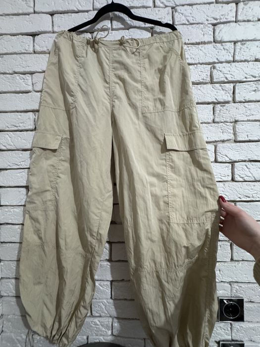 брюки карго, бежевые / песочные