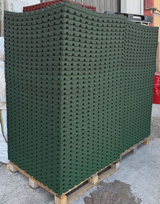 80 Placas em borracha para parque infantil