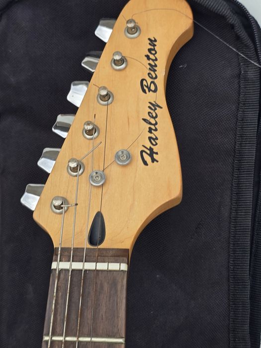 Gitara elektryczna Harley Benton ST-20 BK Stratocaster + pokrowiec