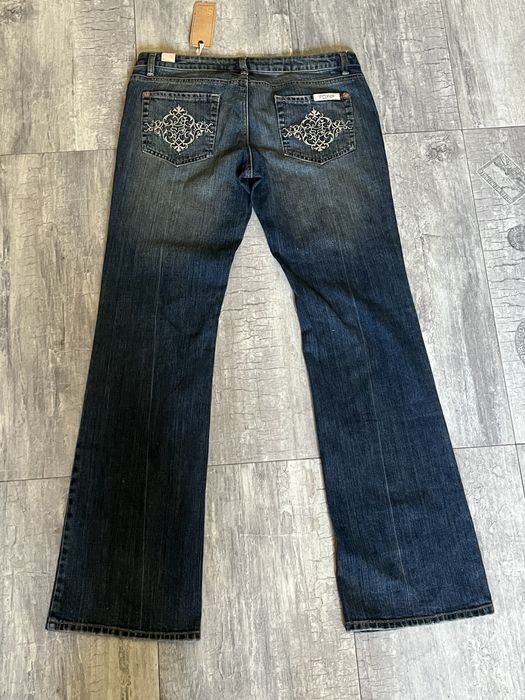 Flared bootcut jeans Fox New y2k opium archive кльош фларед