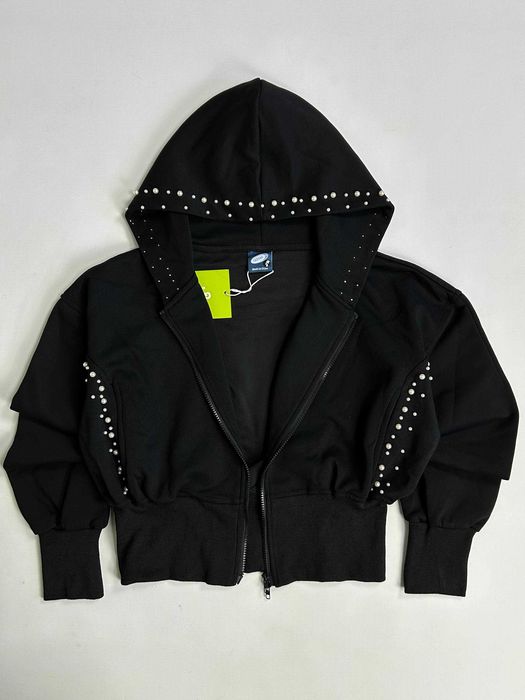 Худі zip hoodie худи зип зипка фулл full y2k archive opium чорна