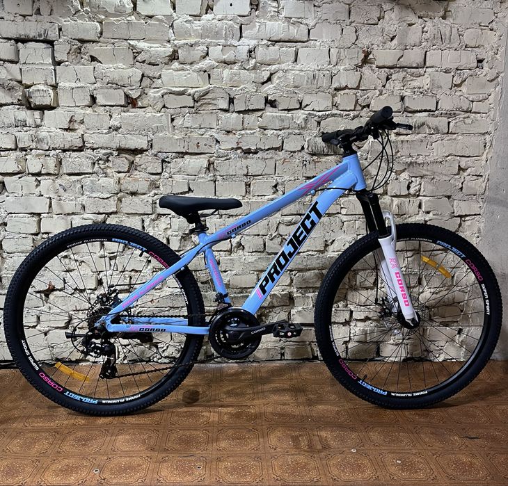 Велосипед Corso Project 27.5 новий голубо-чорний