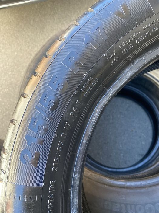 215/55 R17 Continental ContiEcoContact комплект шин летних.