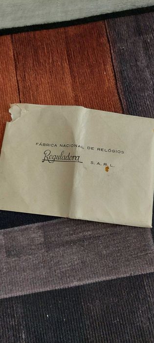 Relógio antigo Reguladora – funciona – documentação original + chave