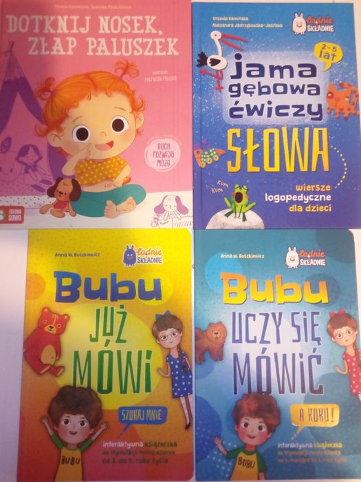 Książki logopedyczne dla dzieci GREG Ładnie i Składnie oraz Zielona Sowa