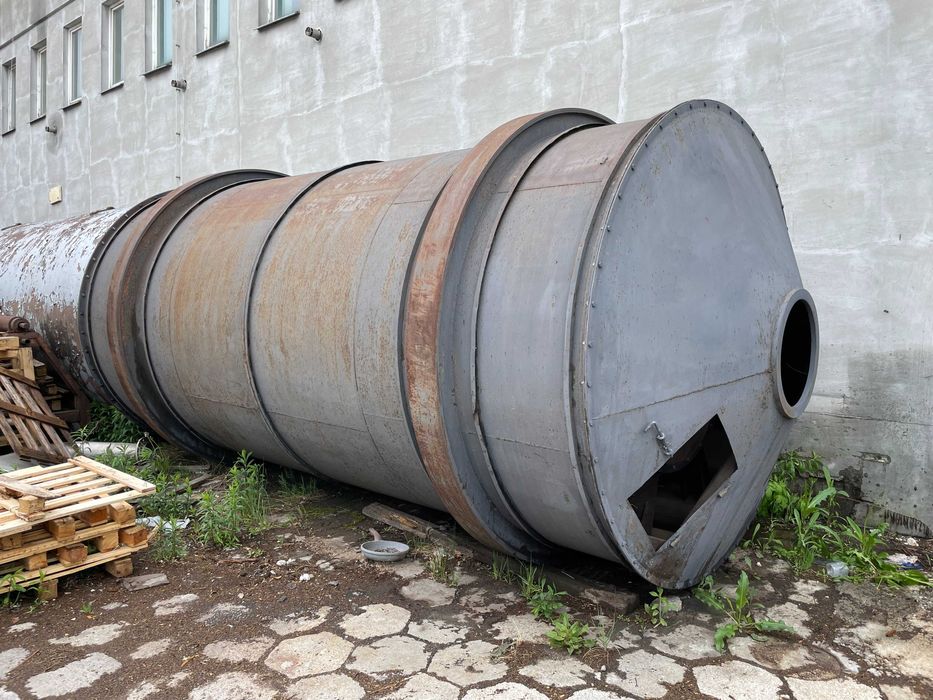 Suszarnia bębnowa do pelletu, suszarnia do zboża, suszarnia do zrębki. Wydajność 1 tona/h