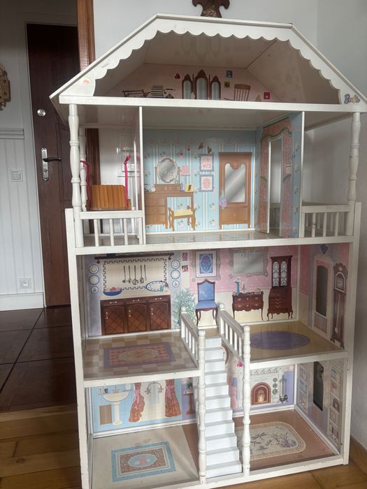 Domek drewniany dla lalek Barbie kinderkraft Savannah