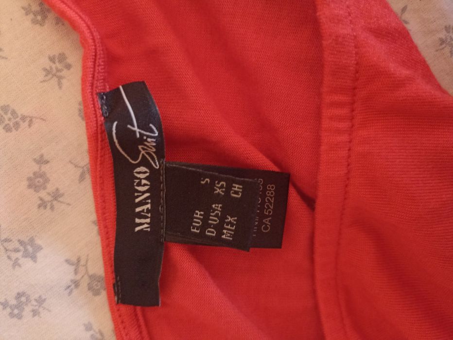 Vestido vermelho da Mango