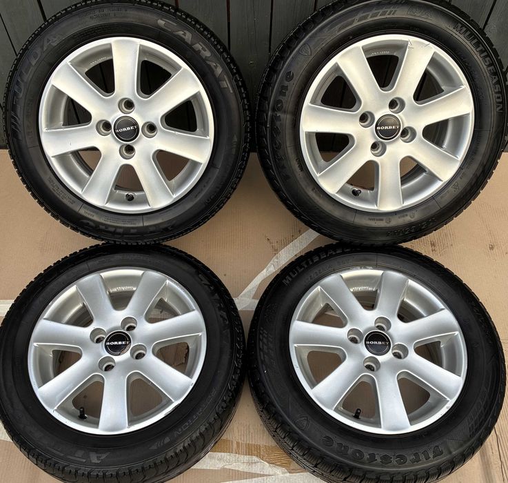 UNIKATOWE felgi aluminiowe 14 cali 4 x 100 oryginalne firmy BORBET