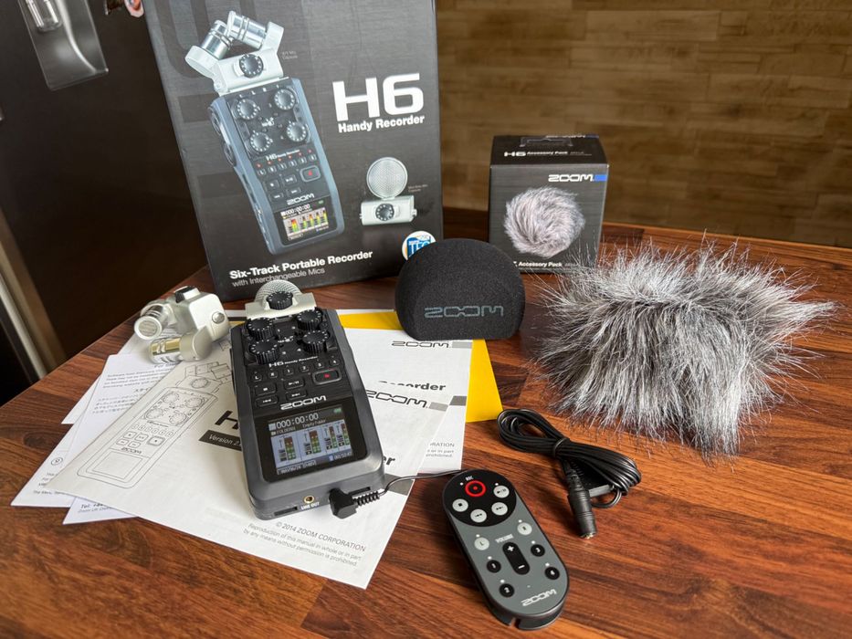 Zoom H6 rejestrator audio rejestrator dźwiękowy 6 kanałowy X/Y