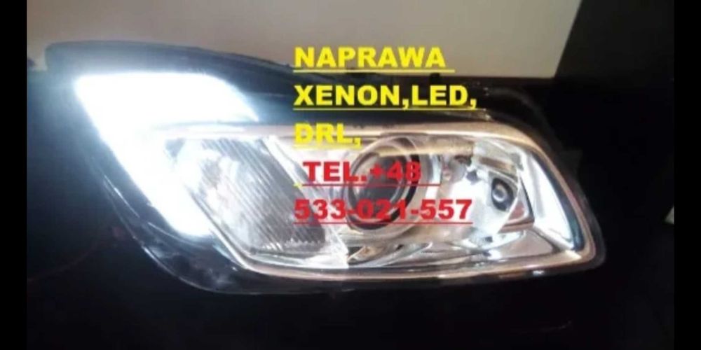 Reflektor Lampa klosz Opel Insignia Astra J regeneracja naprawa LED ...