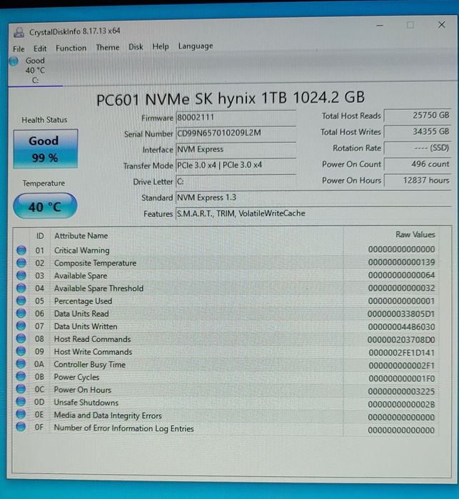 Міні ПК HP ProDesk 600 G3 mini i7-6700T, 2x8Gb, SSD M.2 NVME 1Tb, WiFi