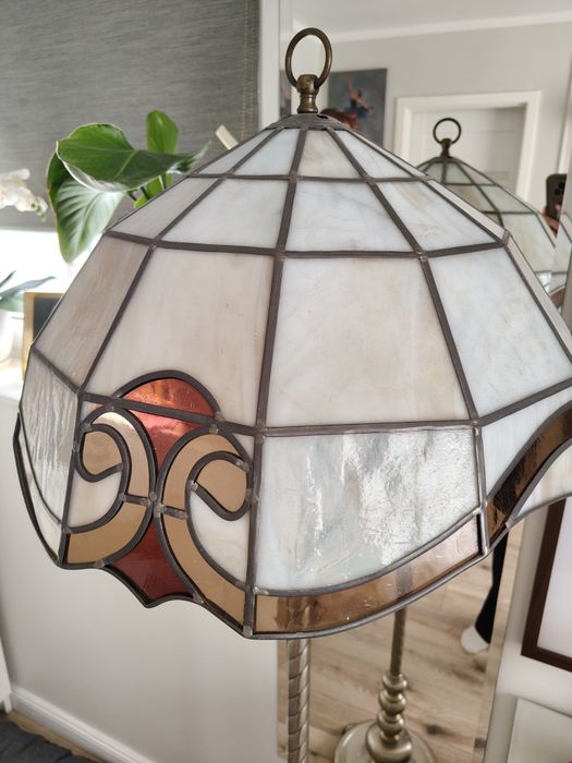 Lampa witrażowa podłogowa