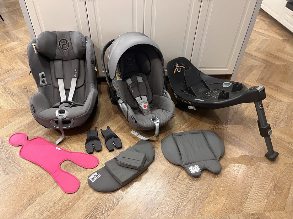 Zestaw fotelików Cybex Cloud Z - Sirona Z - i Size z obrotową bazą