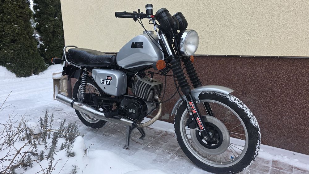 Mz etz 150 ddr ifa mz etz srebra tarczowy hamulec sprawna dostawa wart