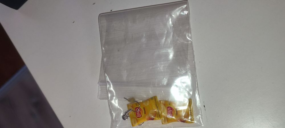 Kolczyki Lays Nowe w opakowaniu
