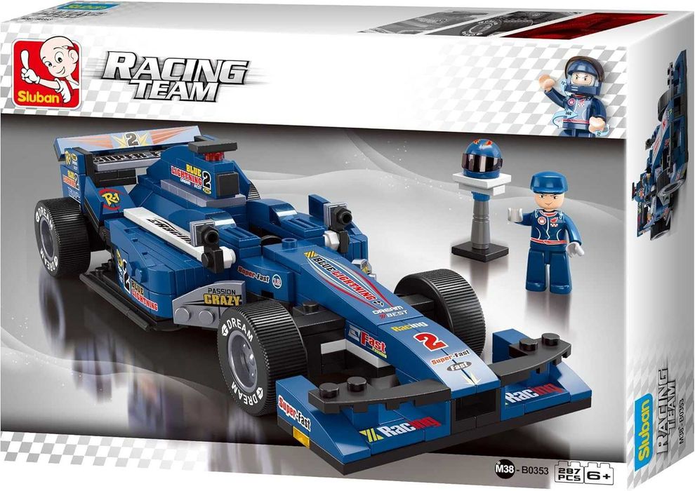 Конструктор Lego Лего  Sluban Formula 1 Racing Team Машина болид 287 д