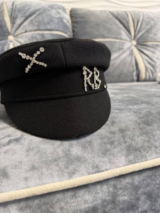 Черная кепка кепи ruslan baginskiy crystal