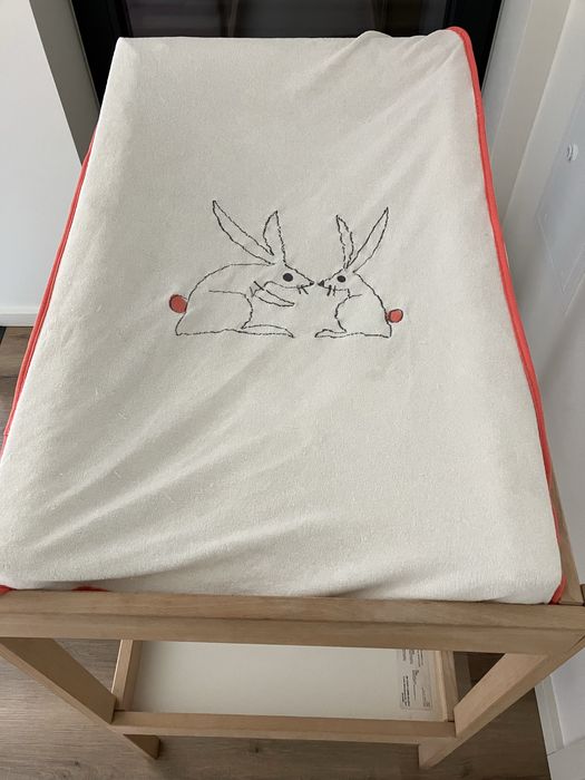 Fraldário mais almofada mais capa protetora