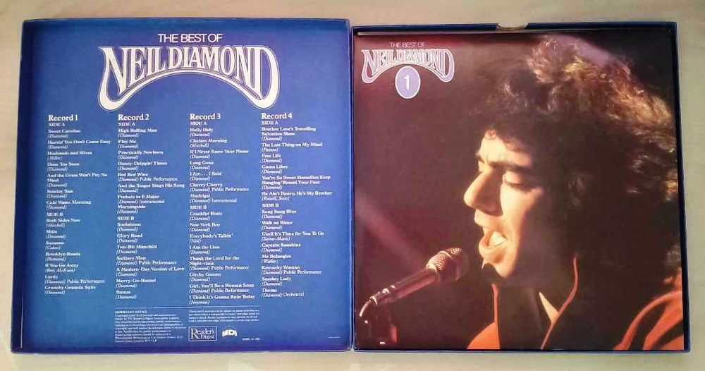 Box Set The Best Of Neil Diamond (4 discos de vinil)