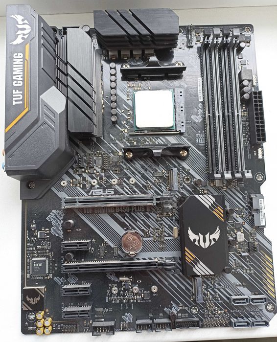 AMD Ryzen 5500 Box+ Asus TUF Gaming B450-Plus II (Гарантія)