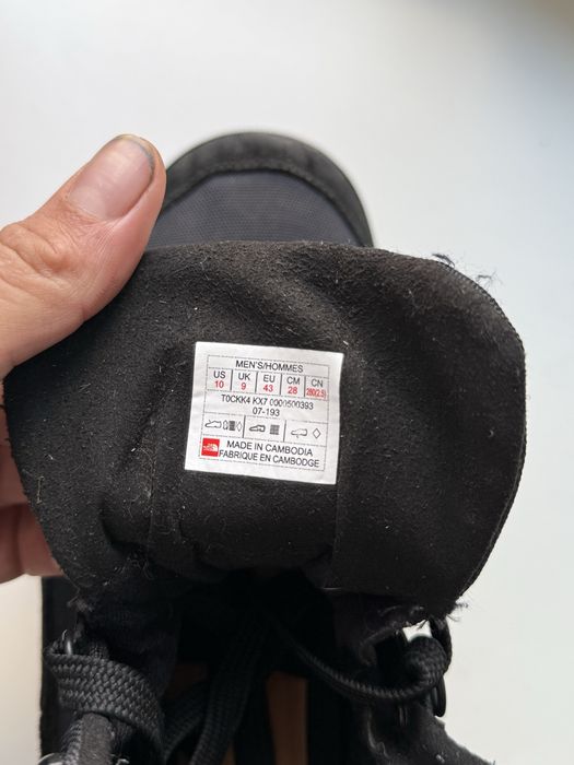 Ботінки TNF чорні