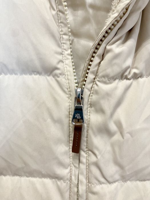Kurtka puch pierze kremowa lauren Ralph XS/S
