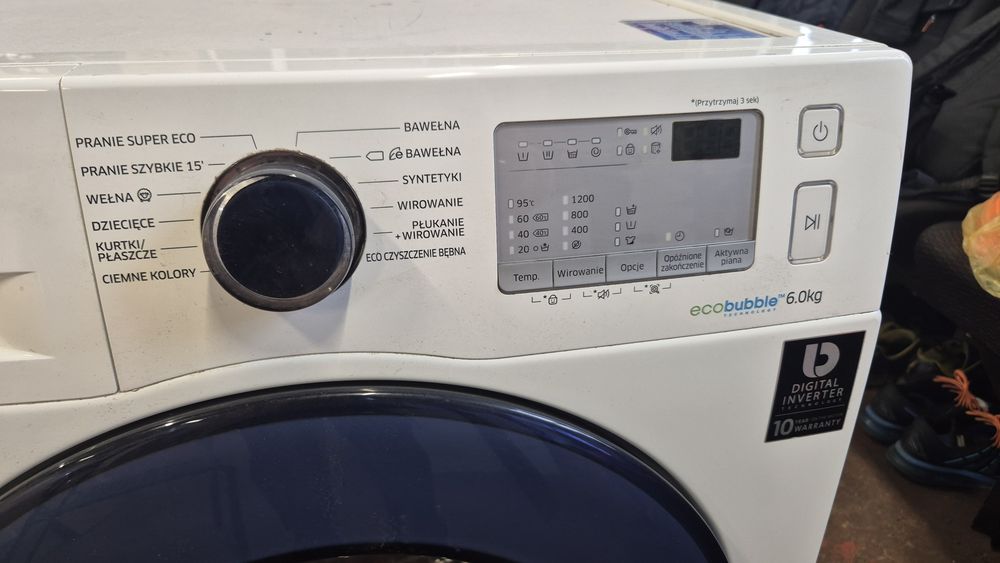 Pralka Samsung ecobubble 6.0kg 6kg 1200 wirowanie aktywna piana