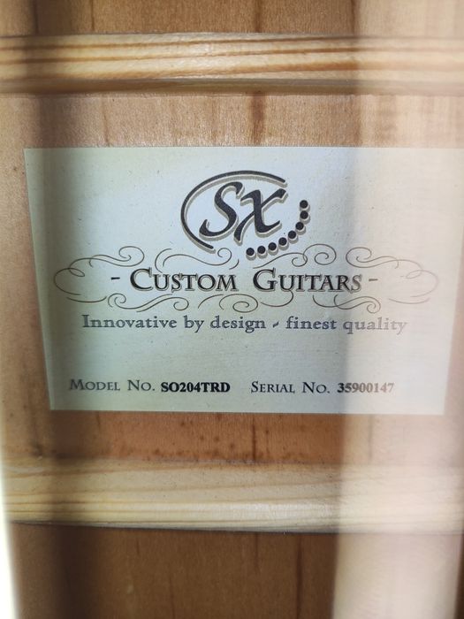 Акустична гітара SX SO204TRD. Нова, з чехлом.
SX SO204 TRD