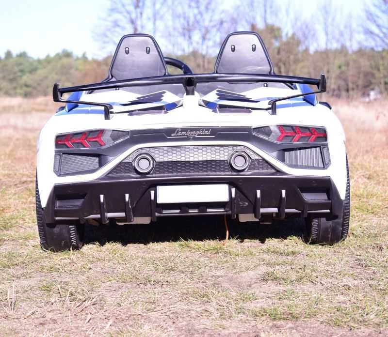BAWIBUS.PL Auto samochód na akumulator LAMBORGHINI SVJ samochody sportowe FUNKCJA DRIFTU dla dzieci 2x200W dla 2 dzieci dwuosobowy
