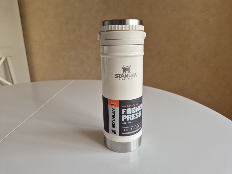 Stanley термокружка френч-прес 0.47л бежева оригінал США