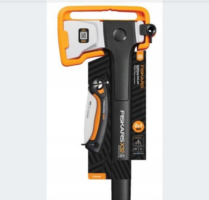 Набір  FISKARS X32 + складна пила