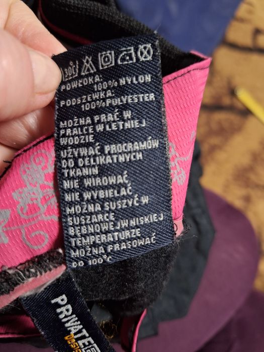 Spodnie śniegowce ocieplane polarem