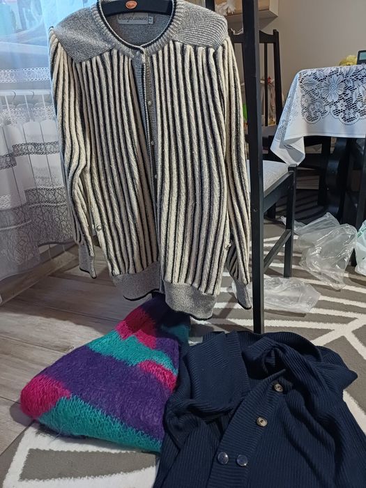 Swetry grube r. 46/48 damskie grube